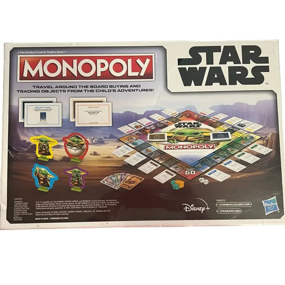 Monopoly Star Wars Mandalorian The Child Grogu Edition Board Game New Sealed